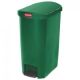 Slim Jim Resin S/Step Bin Green 8G/30L - RUBBERMAID