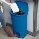 Slim Jim Resin F/Step Bin Blue 13G/50L - RUBBERMAID