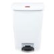 Slim Jim Resin F/Step Bin 50L/13Gal White - RUBBERMAID