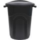 20 Gallon Injection Molded Black Trash Can - UNITED SOLUTIONS