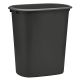 24 Qt Waste Bin Black - UNITED SOLUTIONS