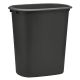 40 Qt Waste Bin Black - UNITED SOLUTIONS