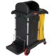 Rubbermaid Hi Security Janitor Cart