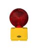 Barricade Light Red Lens Yellow Case 3 Way - Cortina Safety LED