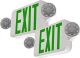 Exit Light Green Compact Combo Exit/Emergency Light