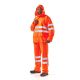 Fluorescent Orange 35Mil 3 pc PVC/Poly Rain Suit - L