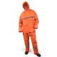 Fluorescent Orange 35Mil 3 pc PVC/Poly Rain Suit - Med