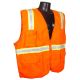 Radians NC Surveyor Vest Orange Dual (Solid front & Mesh back)