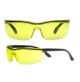 Safety Glasses - Yellow Lens, Black Frame