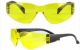 Safety Glasses - Yellow Lens, Clear Frame