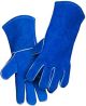 Welders Glove Blue Lines 14