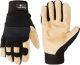 Wells Lamont Mens Unlined Pigskin Mesh Glove