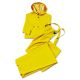 Yellow Rain Suit PVC/Poly 35mil - L
