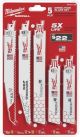 5pc Demolition SAWZALL Blade Set - MILWAUKEE