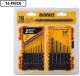 Dewalt 16pc Black Oxide Drill Set