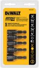 Dewalt 5pc Mag Impact Ready Nutter Set