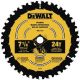 Dewalt Circular Saw Blade 7 1/4