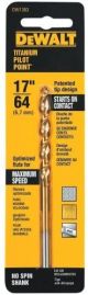 Dewalt Titanium Pilot Point Bit 17/64