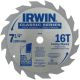 Irwin Saw Blade 7 1/4