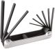 Klein 9 Key Folding Hex Key Set SAE (5/64 - 1/4