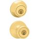 Kwikset Polished Brass Entry Knob w/Double Cylinder Deadbolt Pack