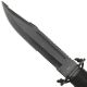 Mini Black Mamba Paracord Outdoor Survival Serrated Knife