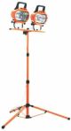 Regent Work Light 1500W Two x 500 Watt and two x 250 Watt Orange Tripod Stand He