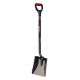 Rhino Fibreglass D-Handle Square Point Shovel