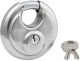 Shrouded Disc Padlocks - Stainless Steel Non Corrosive  70mm 2 3/4