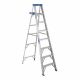 Werner Step Aluminum Ladder Type 11 8' 250lb