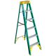 Werner Step Fiberglass Ladder Type 11 6' 225lb (Green)