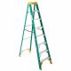 Werner Step Fibreglass Ladder Type 11 8' 225lb (Green)