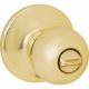 Kwikset Bed & Bath Polo Polished Brass Key & Tumbler