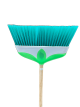 Sanifloor Household Broom 218 with Wooden Handle