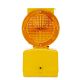 Solar Barricade Warning Light 2 LED Amber w/Metal Hook 4.5V