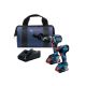 Bosch 18V 2 Tool Combo Kit w/Impact Driver & Hammer Drill Driver & 4Ah Batteries