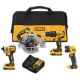 Dewalt 4-Tool 20-Volt Max Brushless Power Tool Combo with Soft Case
