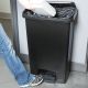 Slim Jim Resin F/Step Bin 50L/13Gal - Black - RUBBERMAID