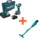 Makita Brushless Impact Driver 1.5AH & Vacuum 18V LXT