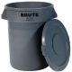 Bin & Lid - 20 Gallon Brute Vented - Rubbermaid