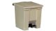 Rubbermaid Step On Container 8 Gallon - Beige