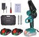 TORRYZA Mini Chainsaw Cordless Electric Chainsaw with 2 Upgraded Battery 2 Chain