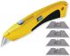 IVY Classic Hinge-Loc Retractable Utility Knife with 4 Blades