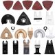 Oscillating Multitool Saw Blades Accessories Kit 64pcs