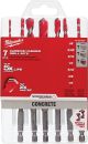 Milwaukee Shockwave 7pc Carbide Hammer Drill Bit Set