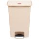 Rubbermaid Slim Jim 13G/50L F/S Step On Bin Beige