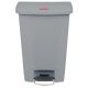 Rubbermaid 13G/50L Step On Bin Gray