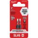 Milwaukee Shockwave #6 Flat/Slotted 1 In. Insert Impact Screwdriver Bit 2pk