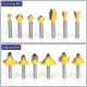 MNA Router Bit Set 25 Pc 1/4