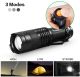 Mini Flashlights Small LED Flashlight 300 Lumen Portable Tactical Zoomable